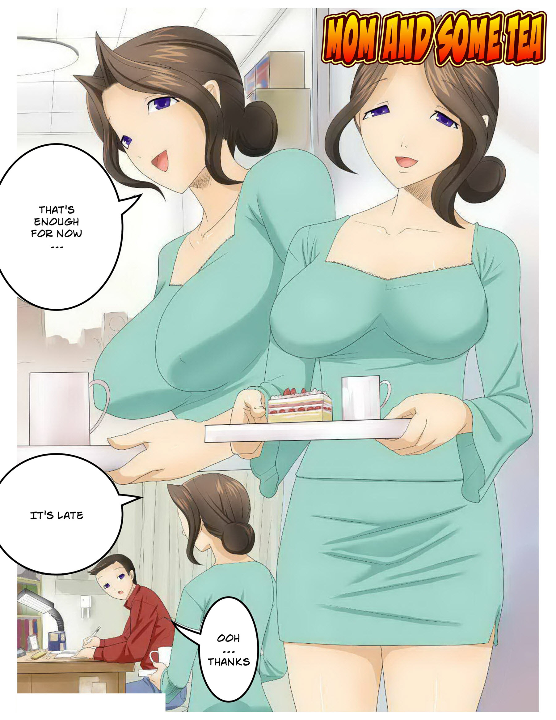 [Sanbaizu] Mom and some Tea Hentai Comic