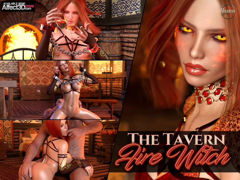 Naama – The Tavern Fire Witch 3D Porn Comic