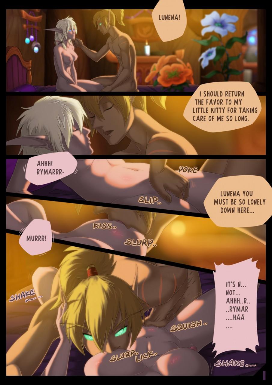 Sexy Blonde Elf Teen has Erotic Sex in Hyhlion - My Little Kitty Porn Comic