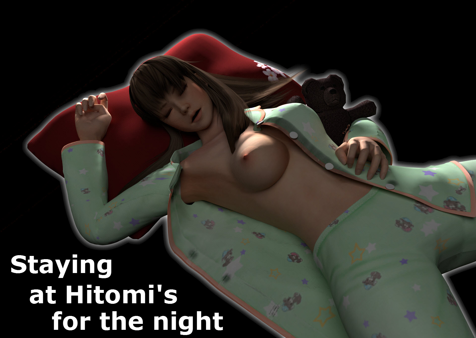 Staying at Hitomi's for the night - dead or alive 3D Porn Comic